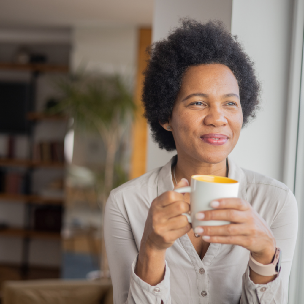 woman managing menopause