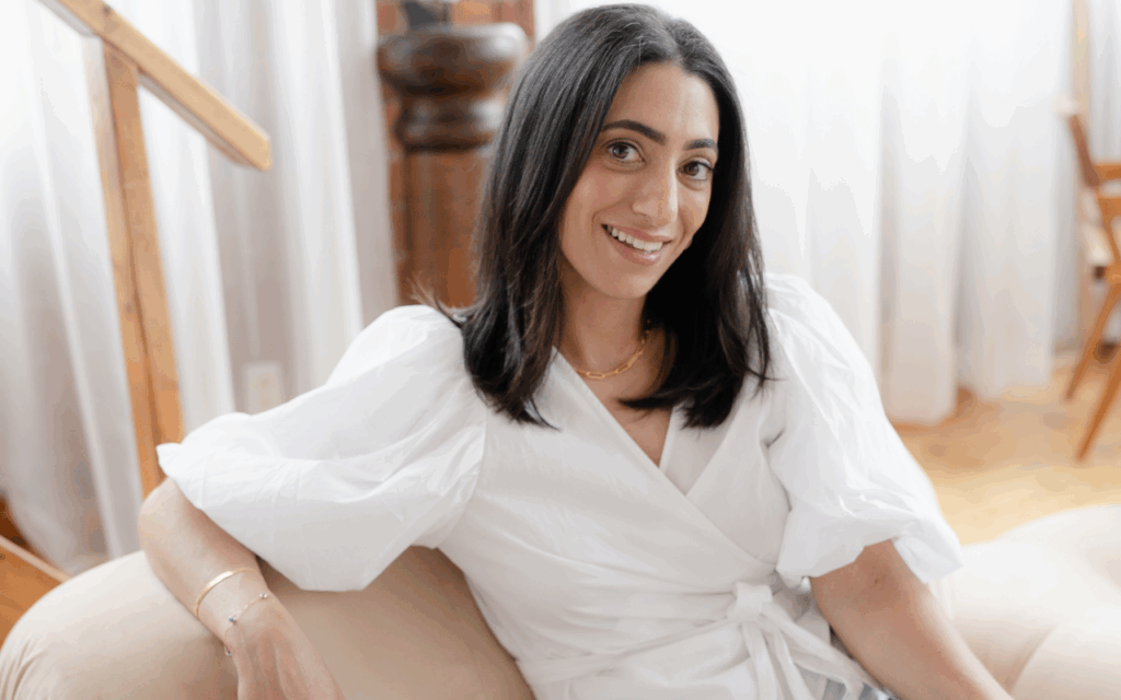 Talia Massaroni, founder of Canadian jewellery brand Olaeda
