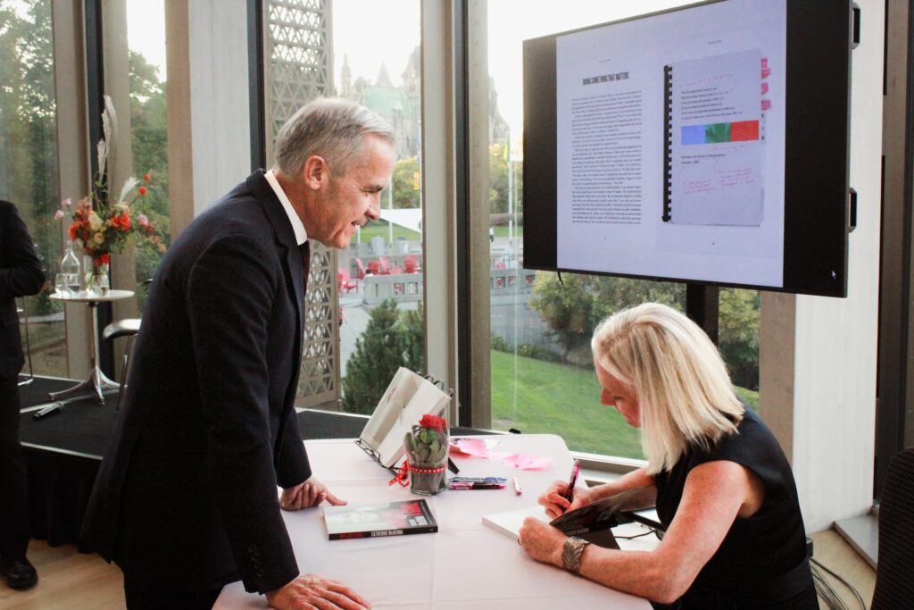 Mark Carney and Catherine McKenna