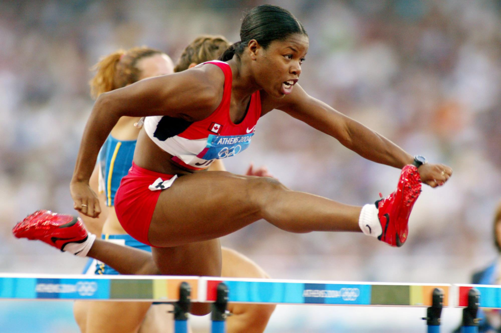 Perdita Felician competing for Team Canada