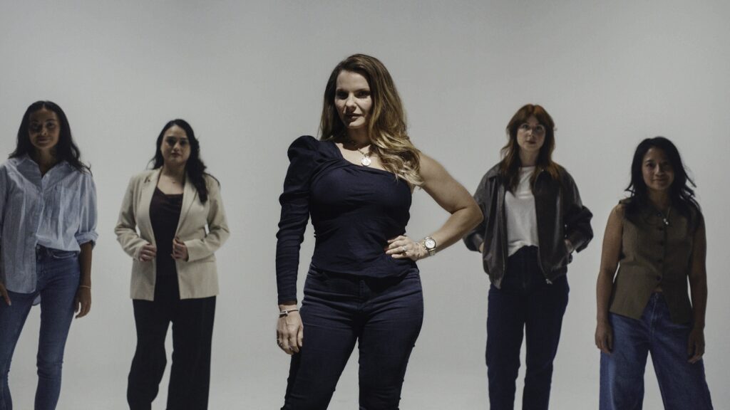 Michele Romanow in the "Who Am I?" campaign 