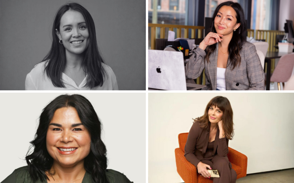 female founders Jacie deHoop, Tania Yan, Jenn Harper, and Emma May