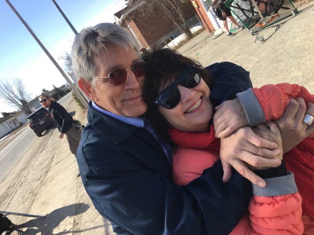 Gail Harvey and actor Eric Roberts