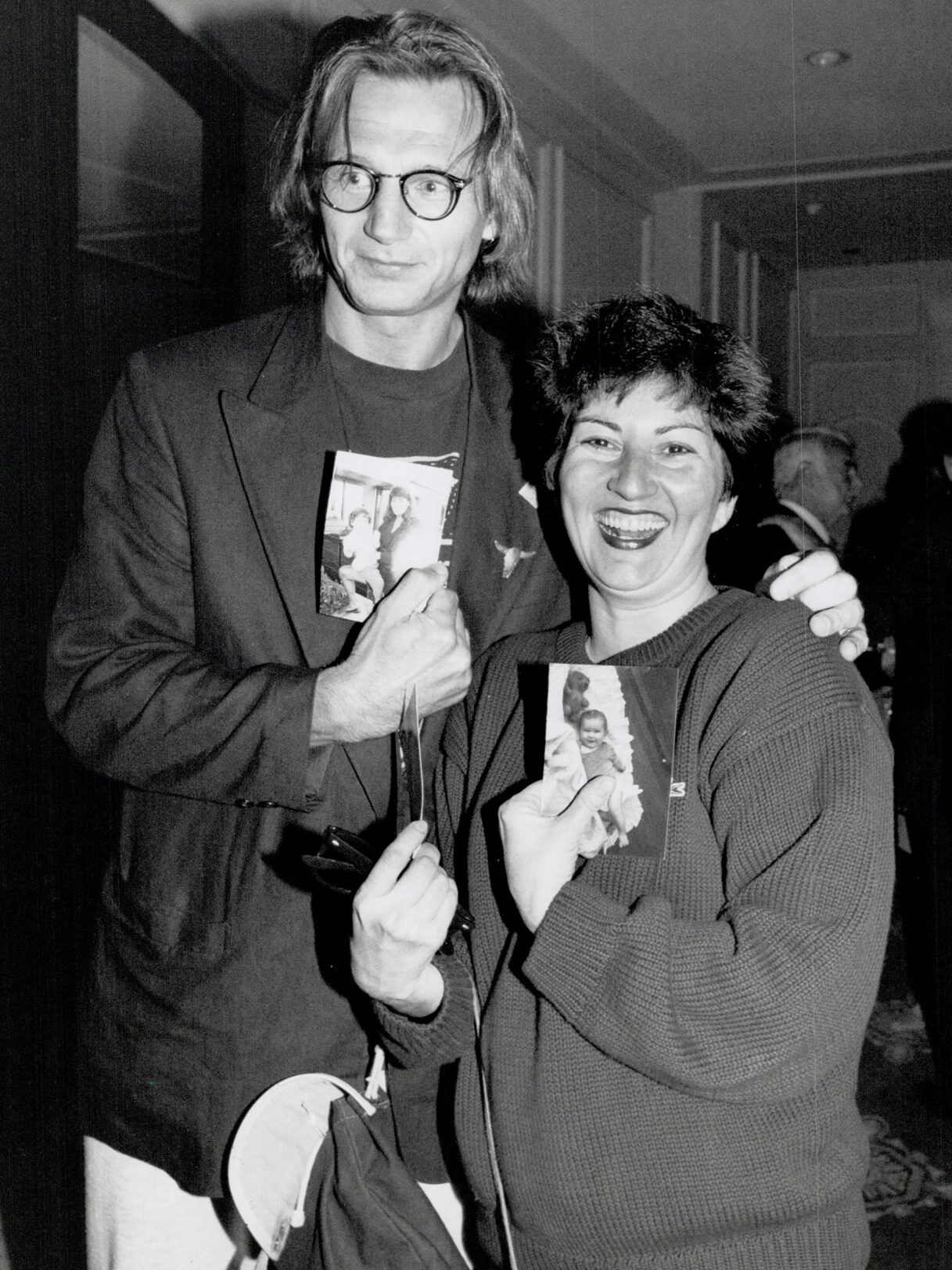 Gail Harvey and Liam Neeson