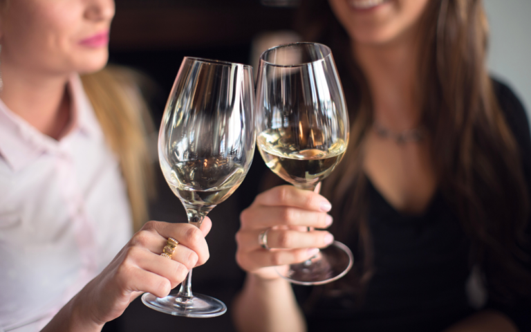 women making wine choices