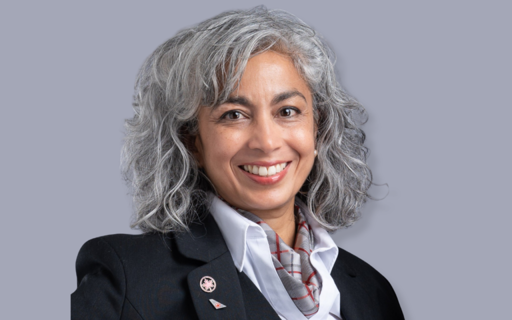 Nisha Muire, head of Air Canada uniforms